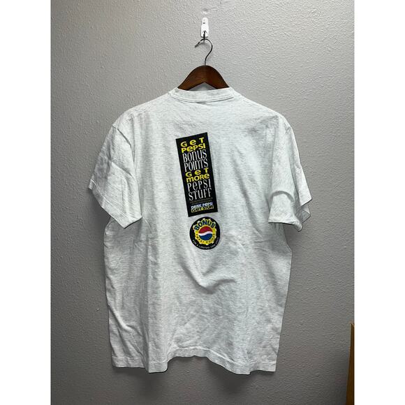 Vintage Pepsi Soda Shirt Bonus Points Promo Gray Drink Tee 2000s XL X-Large - Picture 1 of 11